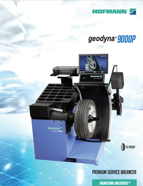 geodyna® 9000P Équilibreuse de roue de diagnostic avec écran tactile brochure
